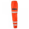 Leo Workwear Westleigh Class 2 Hi-Vis Orange Overtrouser Leo Workwear Westleigh Class 2 Hi-Vis Orange Overtrouser